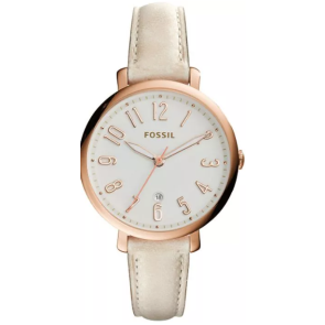 Correa de reloj Fossil ES3943 Cuero Blanco 14mm